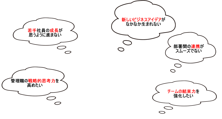 悩みの吹き出し